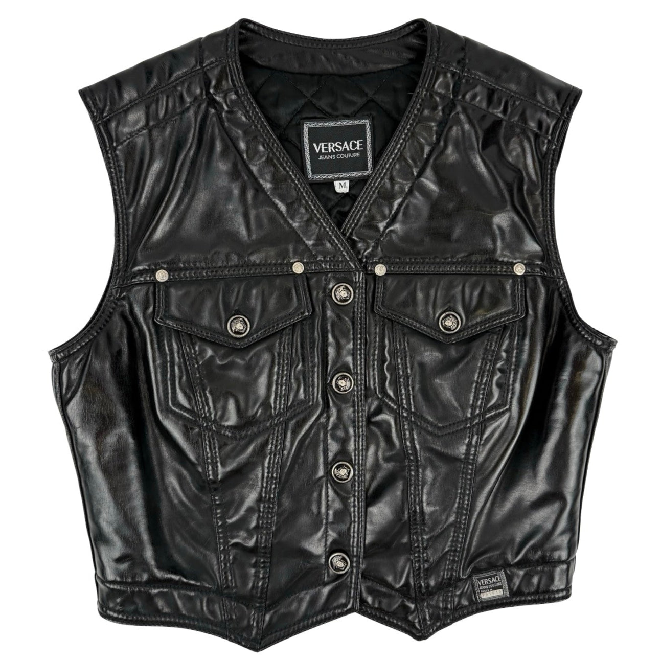 Versace pvc waistcoat