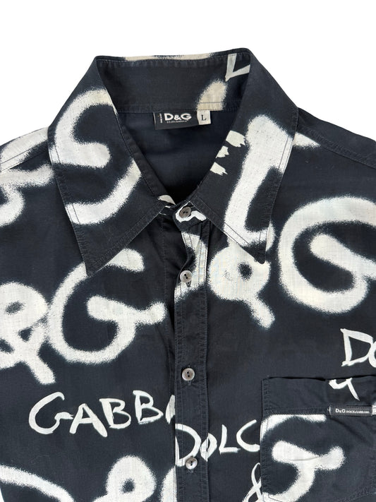 Dolce & gabbana D&G graffiti logo shirt
