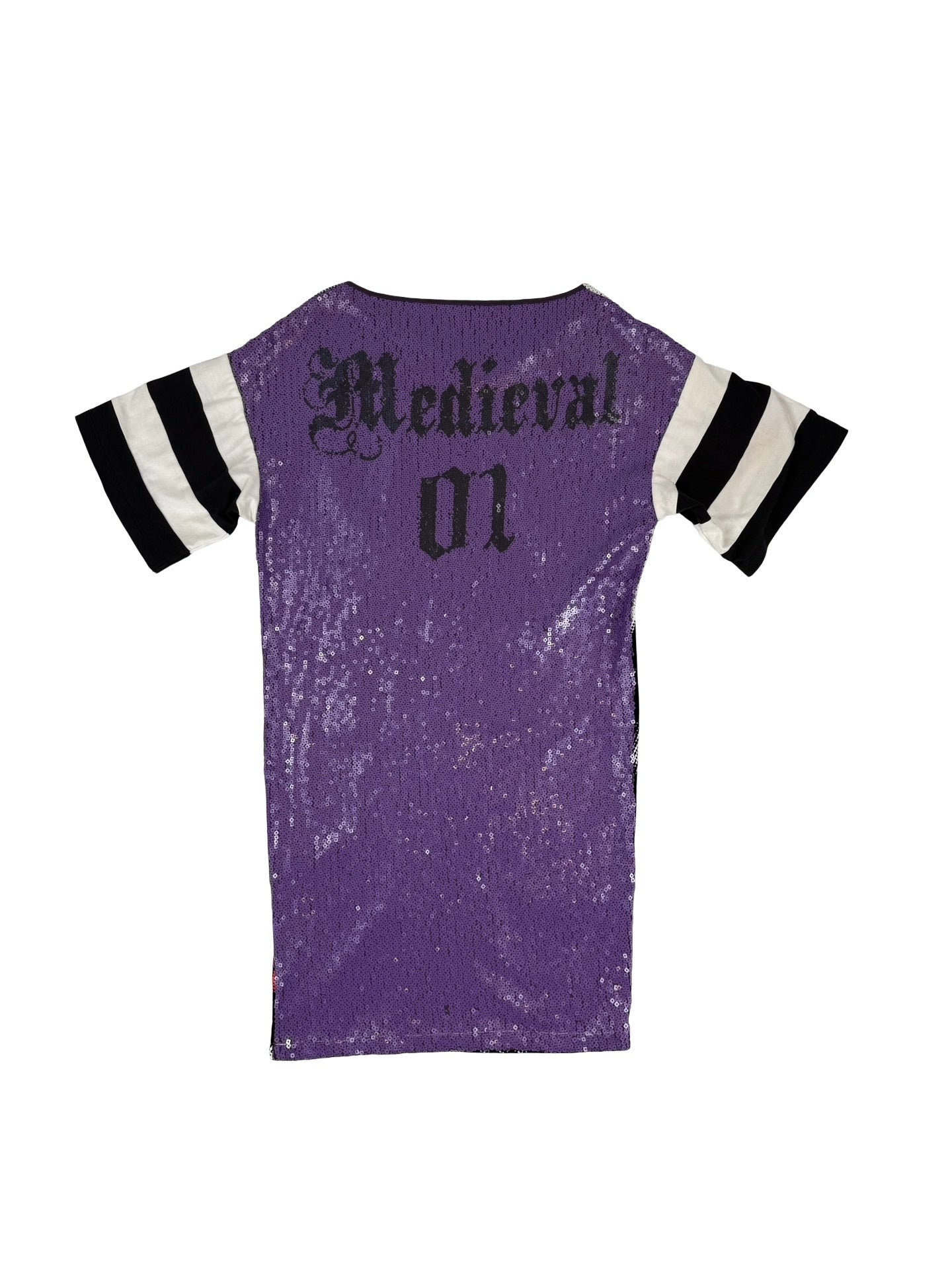 Jean charles de castelbajac religious medieval sequin dress