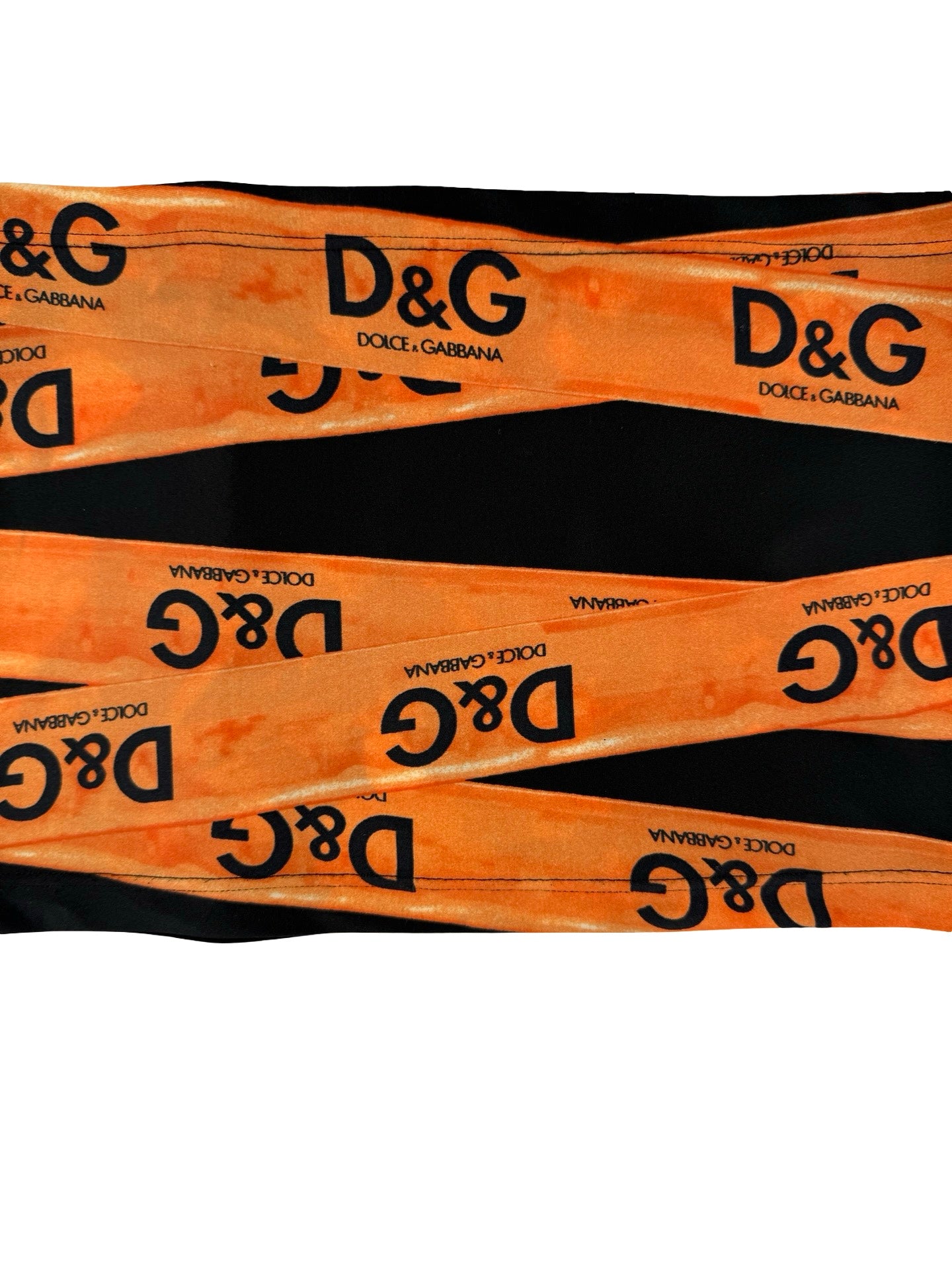 Dolce & Gabbana tape orange boobtube