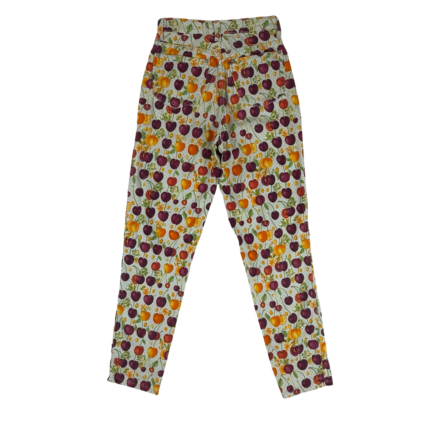 Versace Cherry Print Mom Jeans