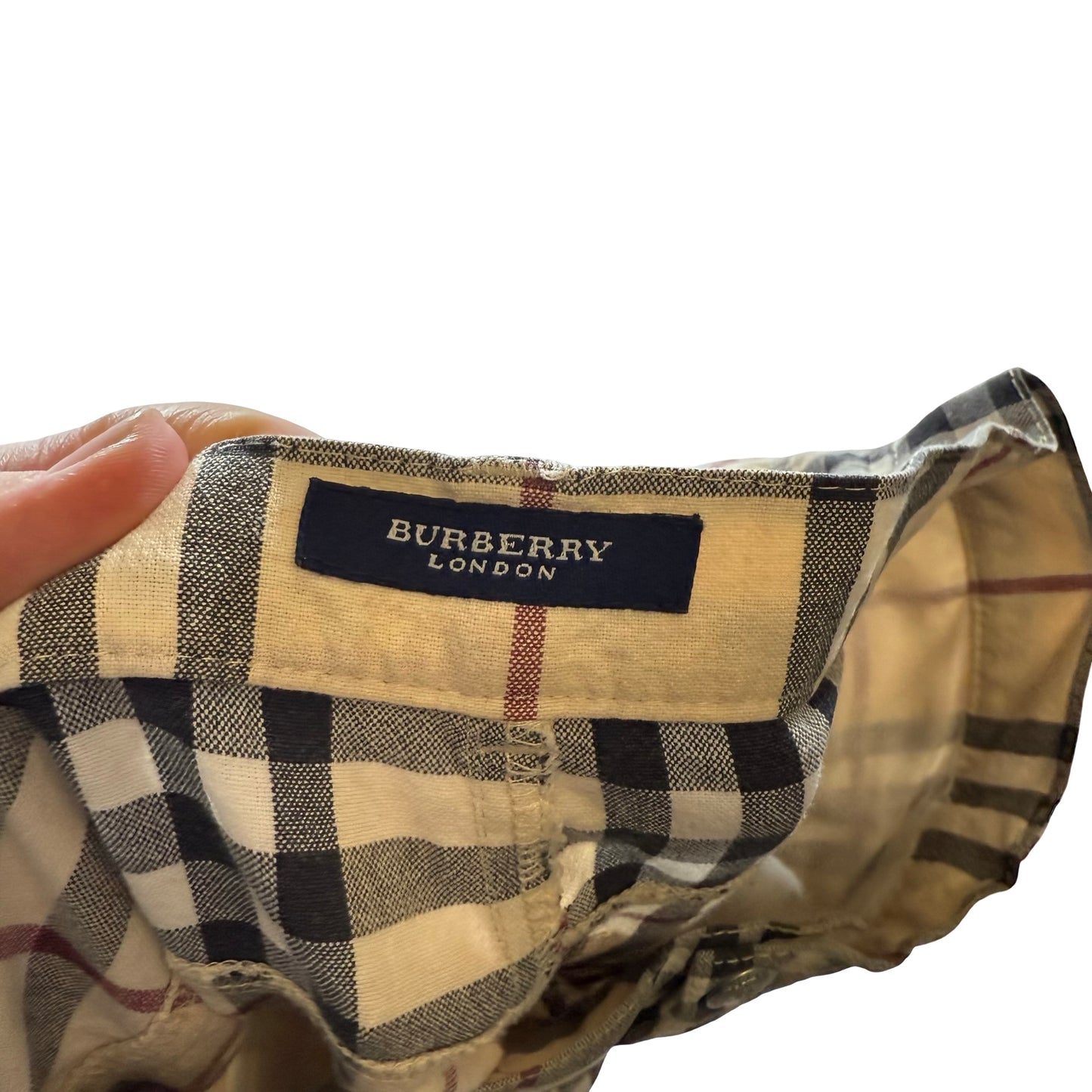 Vintage Burberry vintage plaid nova check trousers plaid. UK 6-8