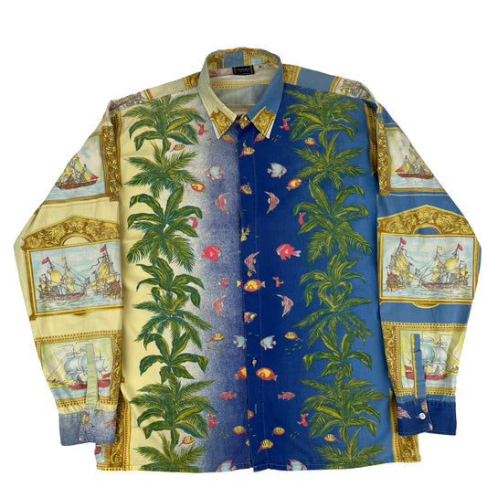 Versace Nautical frame shirt