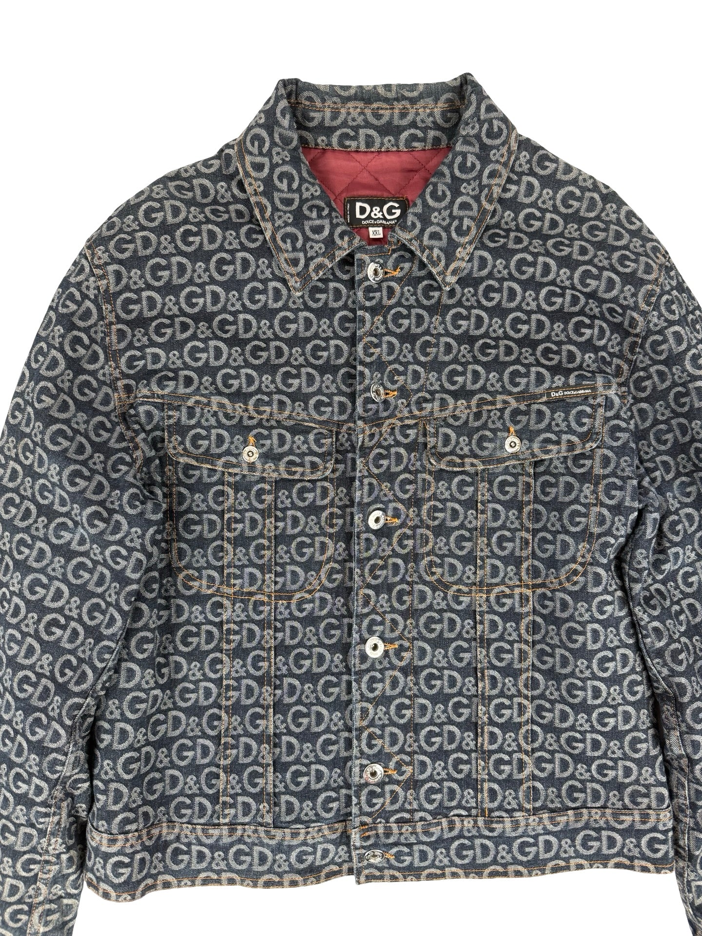 Mens Dolce & Gabbana D&G logo denim jacket