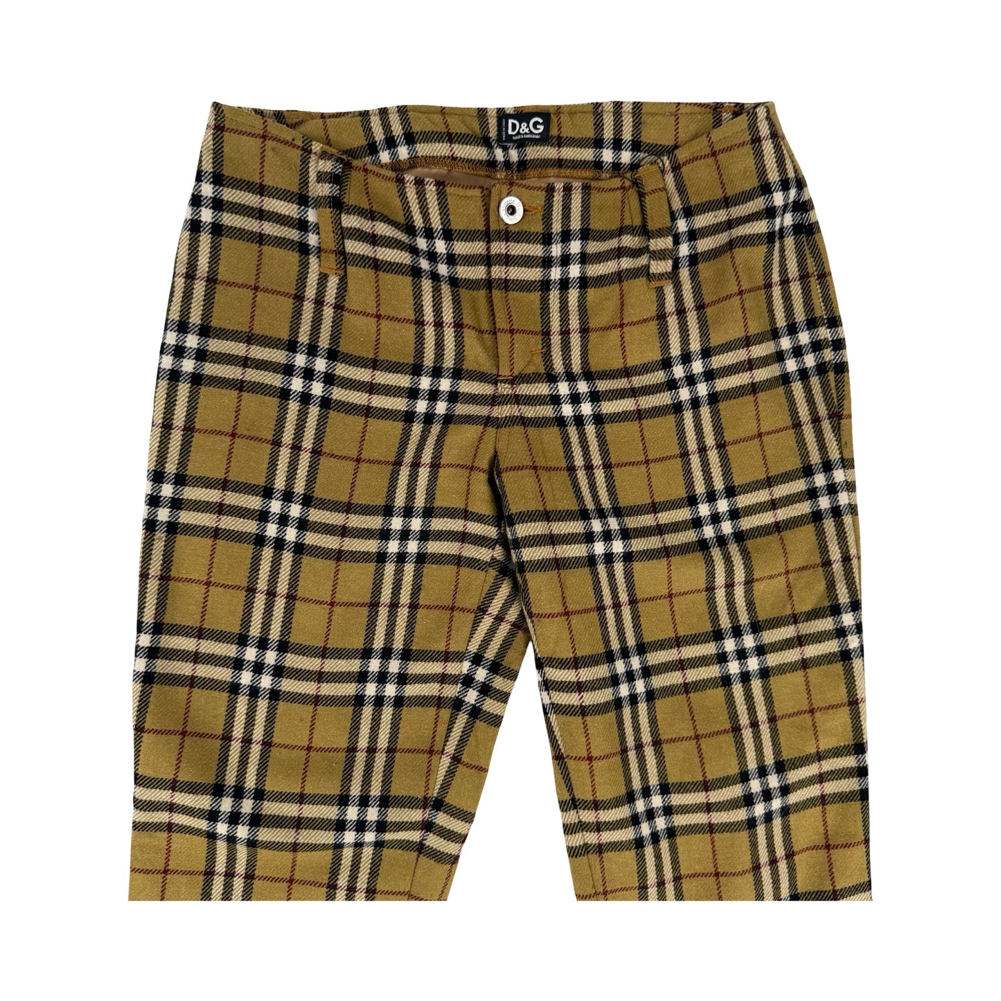 D&G checked jeans