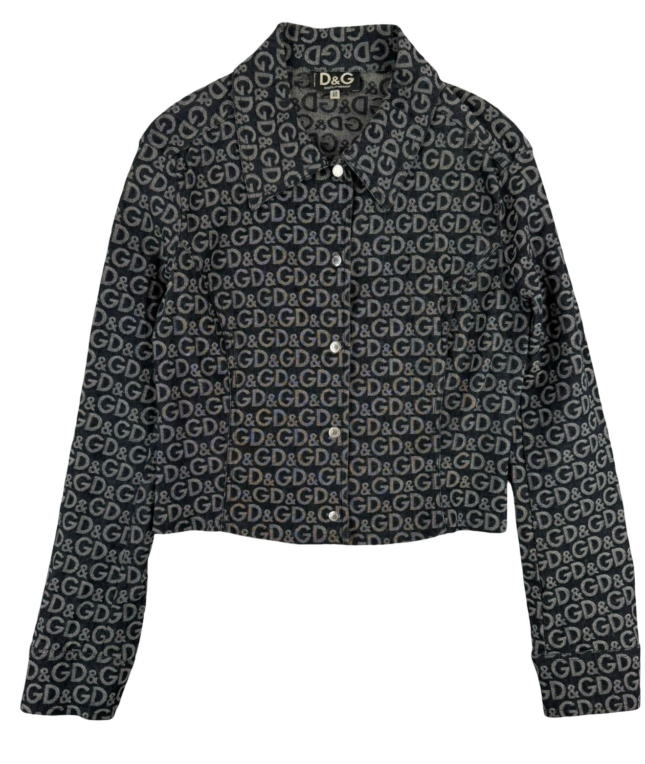D&G all over logo denim jacket