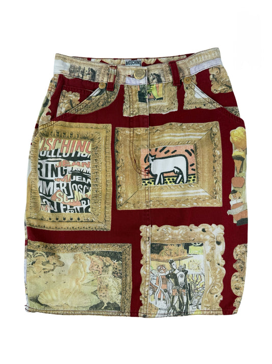 Moschino frame skirt